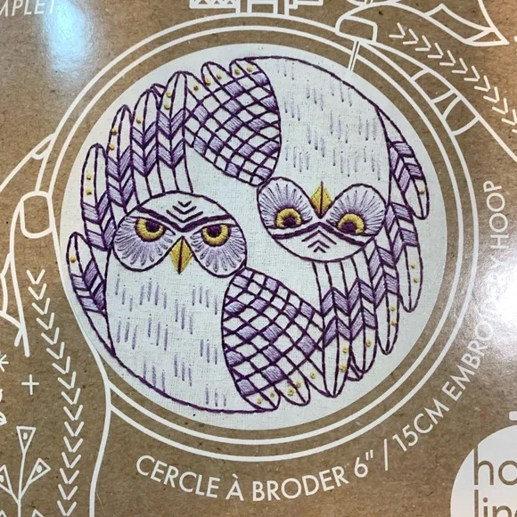 Owl Embroidery Kits - Picture 2 of 5